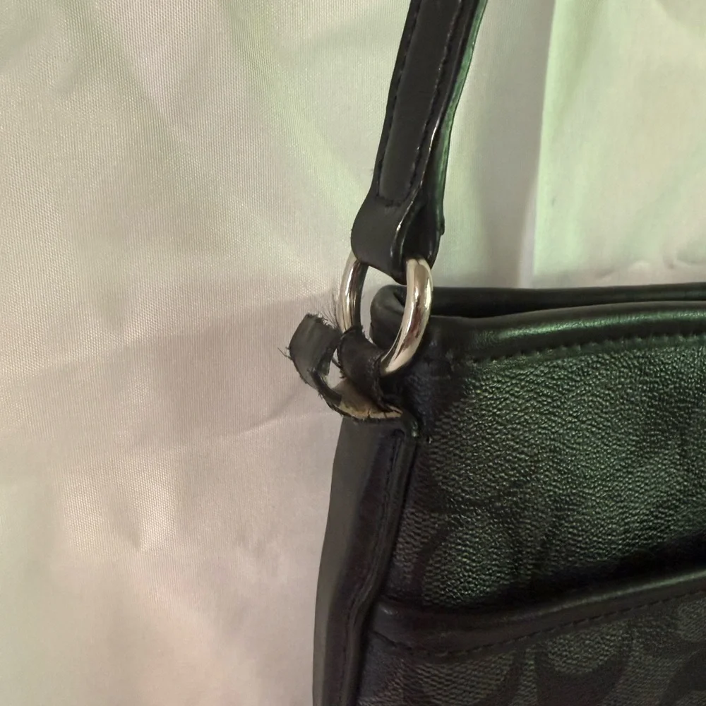 Coach Black Signature Crossbody Bag